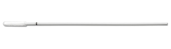 HydraFlock 6" Sterile Crown Flock Swab w/Polystyrene Handle, 30mm Breakpoint- 25-3000-H E30-Embossed Handle, Cs