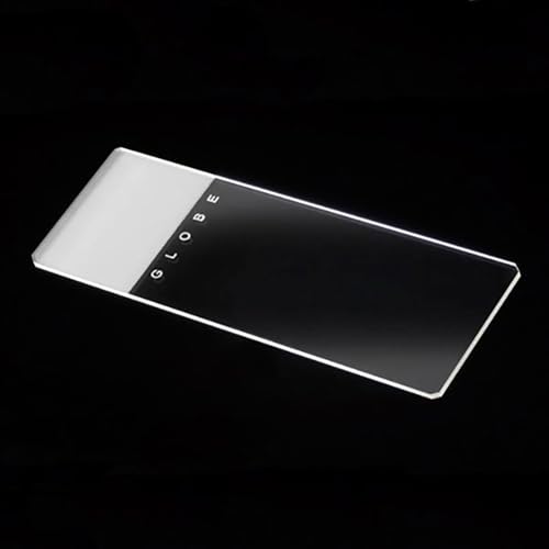Globe Scientific 1202F32CS Microscope Slides, Ground Edge and Safety Corners, 75mm Length, 25mm Width, Pack of 1440