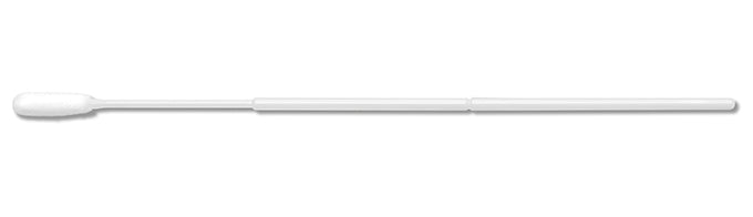 HydraFlock 6" Elongated Flock Swab w/Polystyrene Handle, 100mm Breakpoint - 3706-H-DNA Sampling, Cs