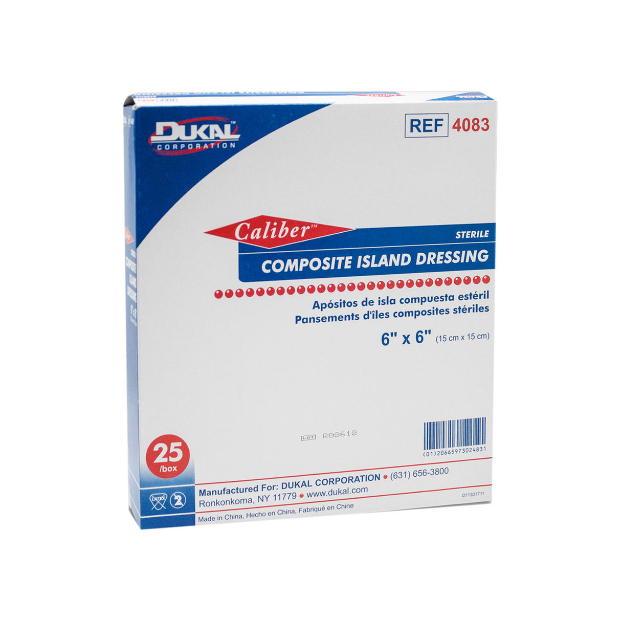 DUKAL COMPOSITE ISLAND DRESSINGS - 4083