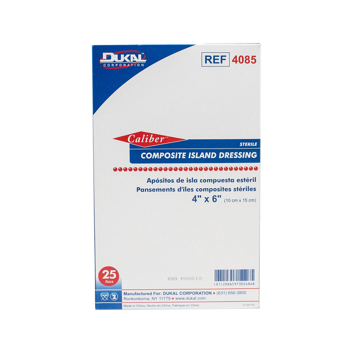 DUKAL COMPOSITE ISLAND DRESSINGS - 4085