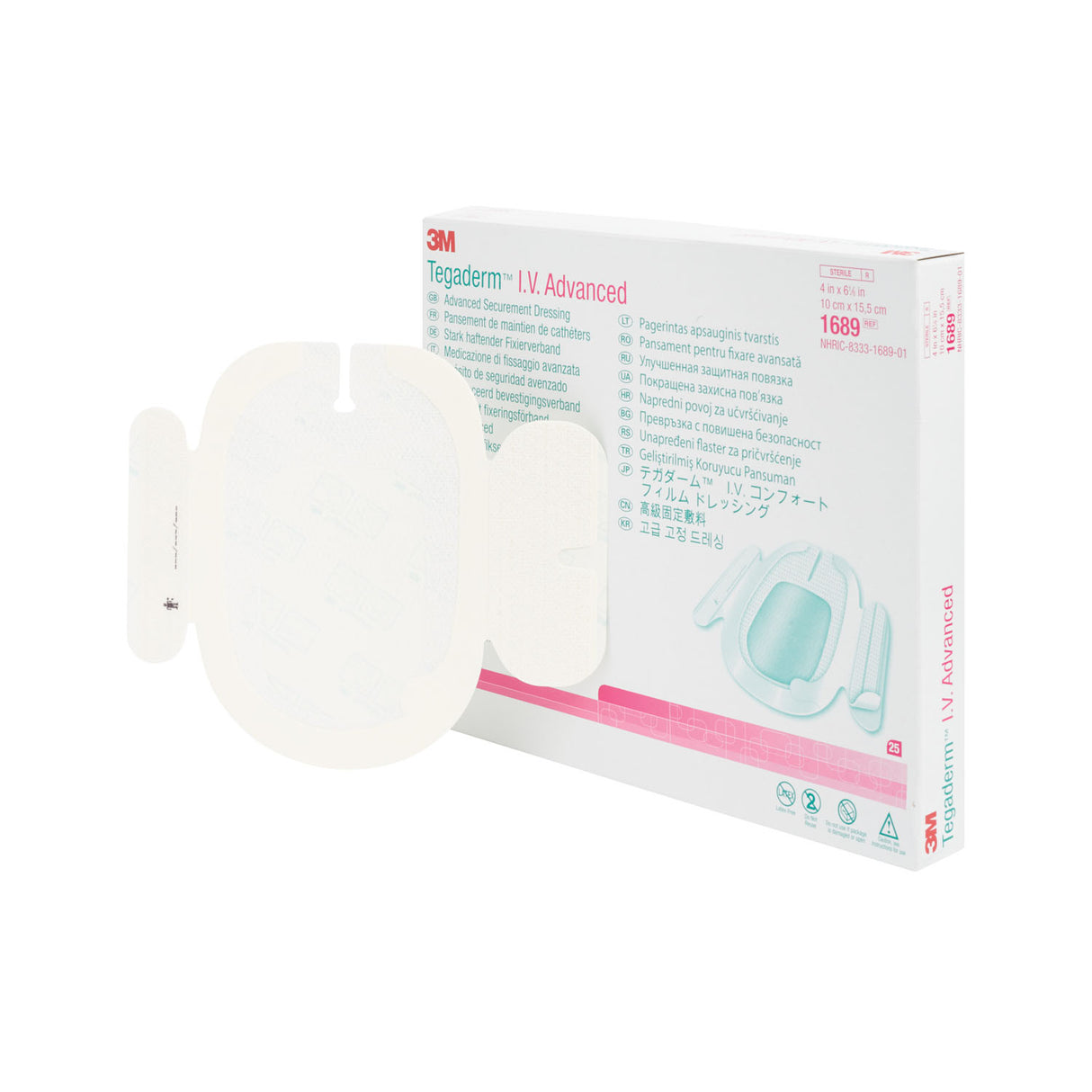 SOLVENTUM TEGADERM™ IV ADVANCED SECUREMENT DRESSING - 1689