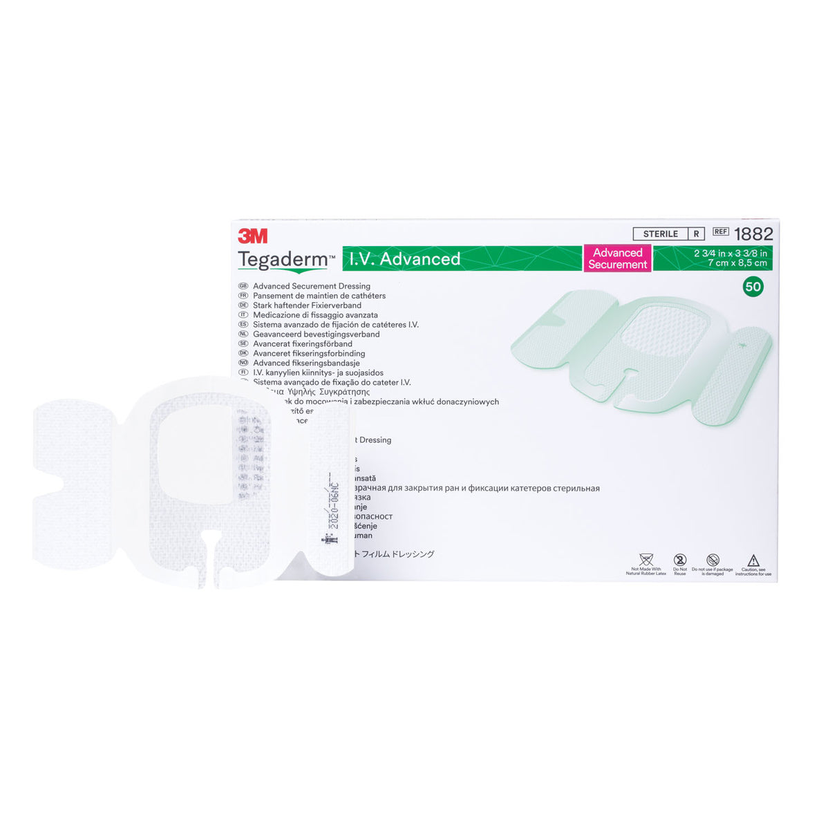 SOLVENTUM TEGADERM™ IV ADVANCED SECUREMENT DRESSING - 1882