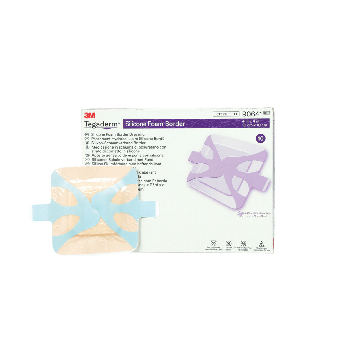 SOLVENTUM TEGADERM™ SILICONE FOAM BORDER DRESSING - 90641