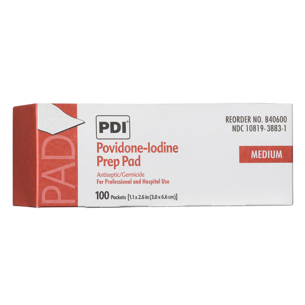 PDI PVP IODINE PREP PAD - B40600