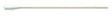 PurSwab 6" Small Foam over Cotton Swab w/Wooden Handle - 1806-WCSF-Smaller Sized General Cleaning Swab, Cs
