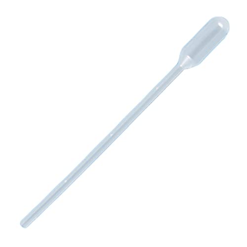 Globe Scientific 136036 LDPE Graduated Transfer Pipet, Pediatric, Non-Sterile, 1.5mL Capacity, 116mm Length, Pack of 5000