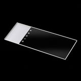Globe Scientific 1308 Borosilicate Glass Microscope Slide, 90° Ground Edge, Frosted, 25 mm W x 75 mm L (Pack of 1440)