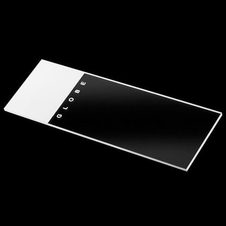 Globe Scientific 1202F12CS Color Coded Classic Microscope Slides with 90° Corners, Ground Edges, White, 75mm Length, 25mm Width, Pack of 1440