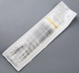 Globe Scientific 1710 Polystyrene UniPlast Serological Pipette, 1mL Capacity, Standard Tip, 270mm Length, Sterile, Yellow Striped (Case of 1000)