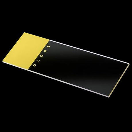 Globe Scientific 1304Y Color Coded Classic Microscope Slides with 90° Corners, Ground Edges, Yellow, 25 x 75mm, Pack of 1440