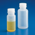 Globe Scientific 601608 LDPE Wide Mouth Flexible Round Bottle with Polypropylene Screwcap, Graduated, 50mL Capacity (Case of 100)