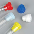 Globe Scientific 5529DB Cap for 10mm, 12mm, 13mm and 16mm Tubes, Plug, PE, Dark Blue, Pack of 1000