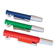 Globe Scientific 1652 Pipette Filler for up to 25mL Pipettes, Quick-Release, Red