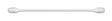 Puritan 8" Oversized Double Tip Rayon Swab w/Scored Polystyrene Handle - 818-Medical Swab, Cs