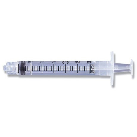 BD 3 ML SYRINGES & NEEDLES - 309656