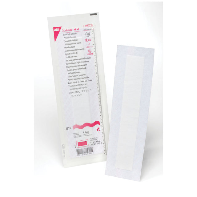 SOLVENTUM MEDIPORE™ +PAD SOFT CLOTH ADHESIVE WOUND DRESSING - 3573