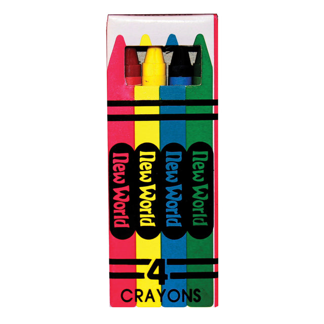 NEW WORLD IMPORTS CRAYONS & COLORING BOOK - CR4