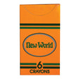 NEW WORLD IMPORTS CRAYONS & COLORING BOOK - CR6