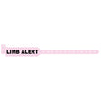 MEDICAL ID SOLUTIONS TRI-LAMINATE ALERT WRISTBANDS - 3209LA