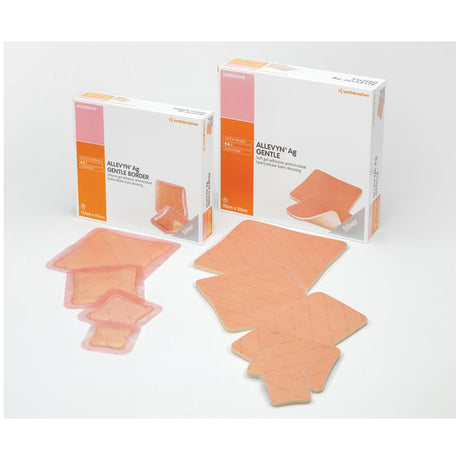 SMITH & NEPHEW ALLEVYN™ AG GENTLE BORDER ADHESIVE DRESSINGS - 66800454