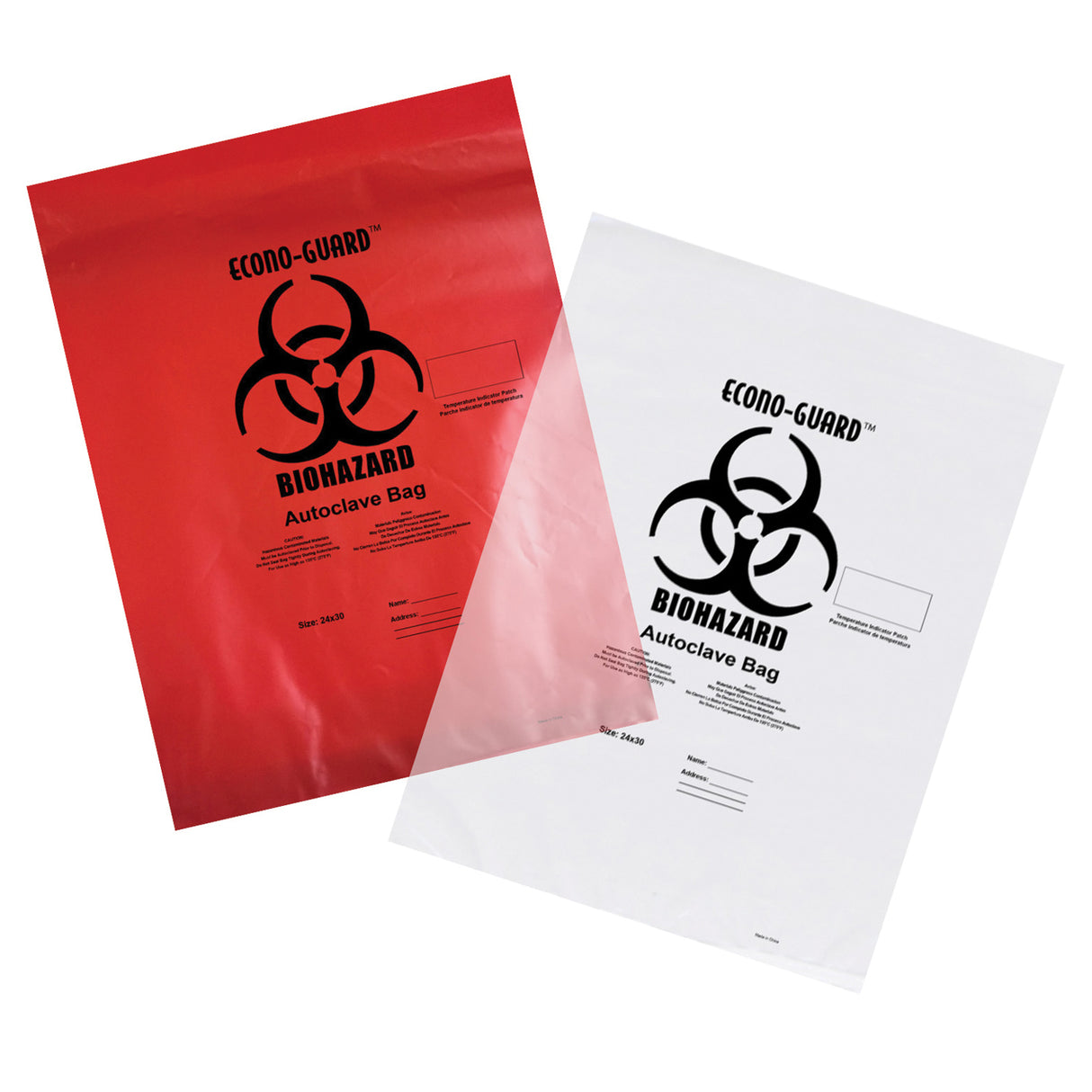 ACTION HEALTH ECONO-GUARD AUTOCLAVE BAGS - ACR12X24