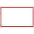 TIMEMED RED BORDER TAPE LABELS - RB-501