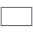 TIMEMED RED BORDER TAPE LABELS - RB-5112