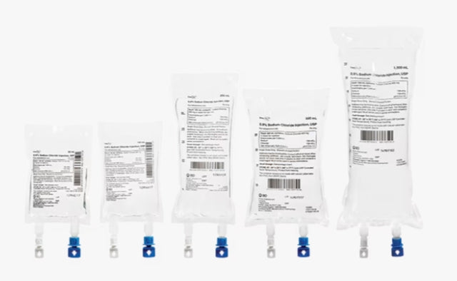 BD IV FLUID, 0.9% SODIUM CHLORIDE INJECTION, USP 250 ML (RX)-1727170105, Cs