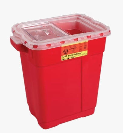 BD SHARPS COLLECTOR, 8 QUART, OPEN TOP NESTA-305059, Cs