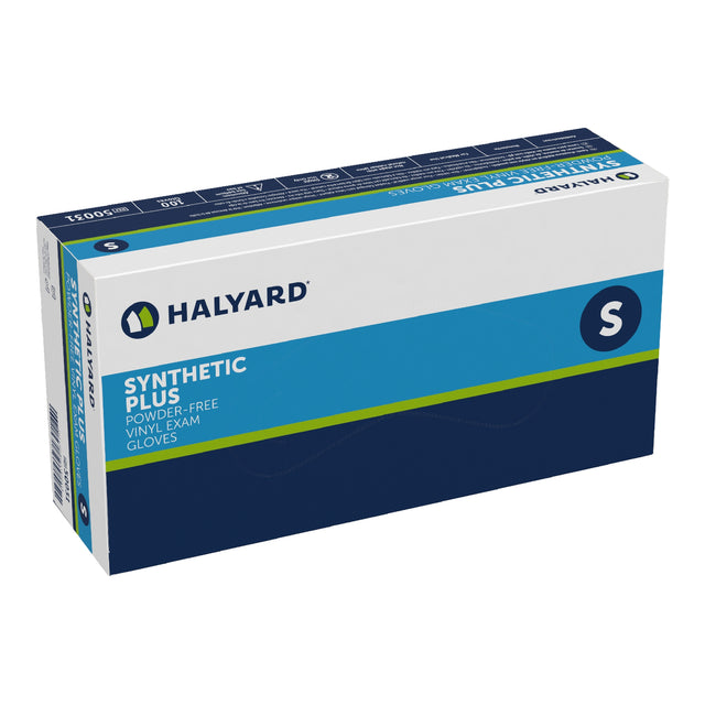 HALYARD SYNTHETIC VINYL GLOVES - POWDER FREE-50031