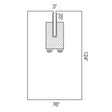 HALYARD EENT SPLIT DRAPE-89358