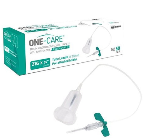 MEDIVENA ONE-CARE® ERGO-SHIELD SAFETY BLOOD COLLECTION WINGED SET-5052-H